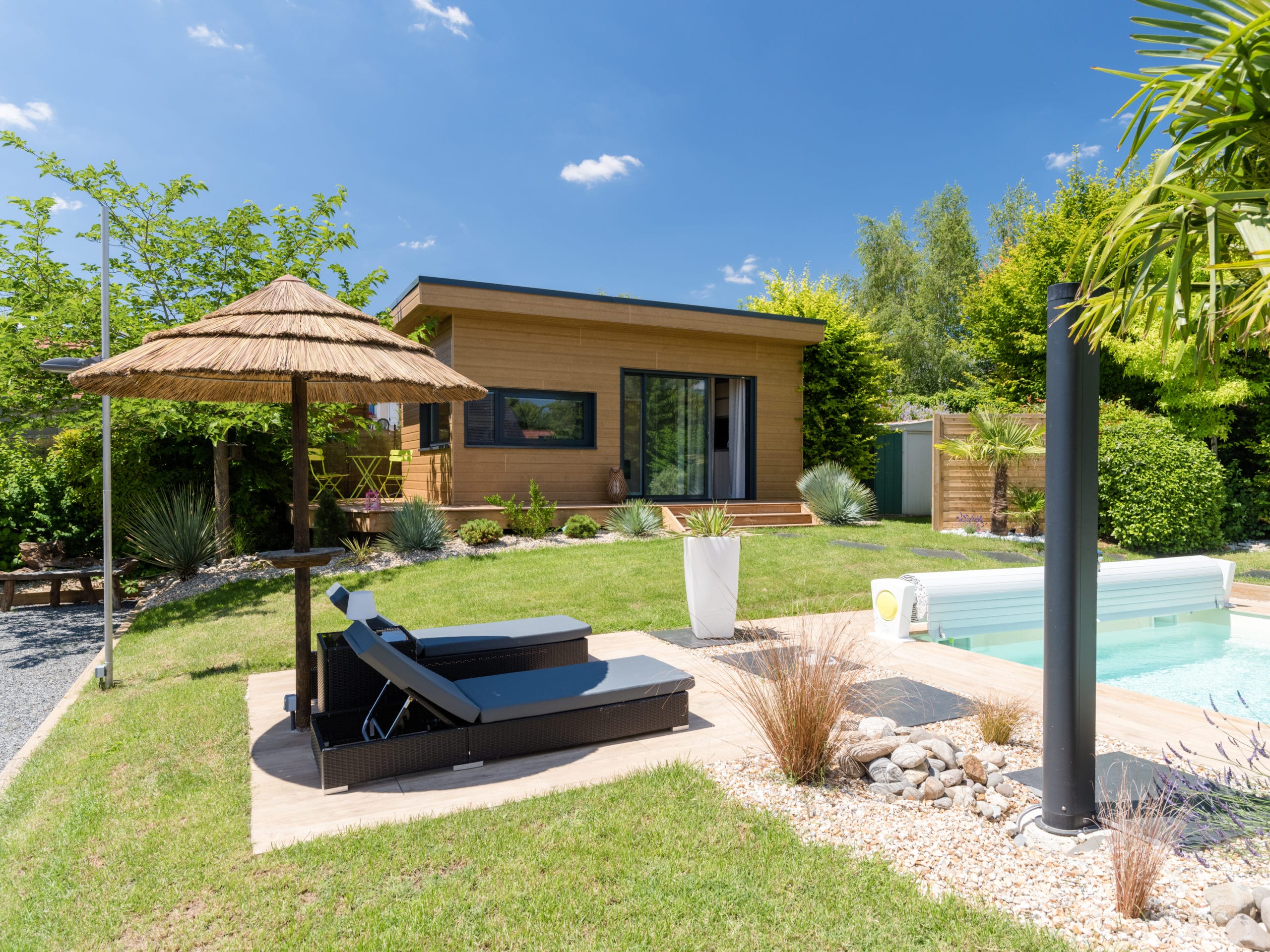 Le jardin terrasse : aménagement paysager et création d'un espace