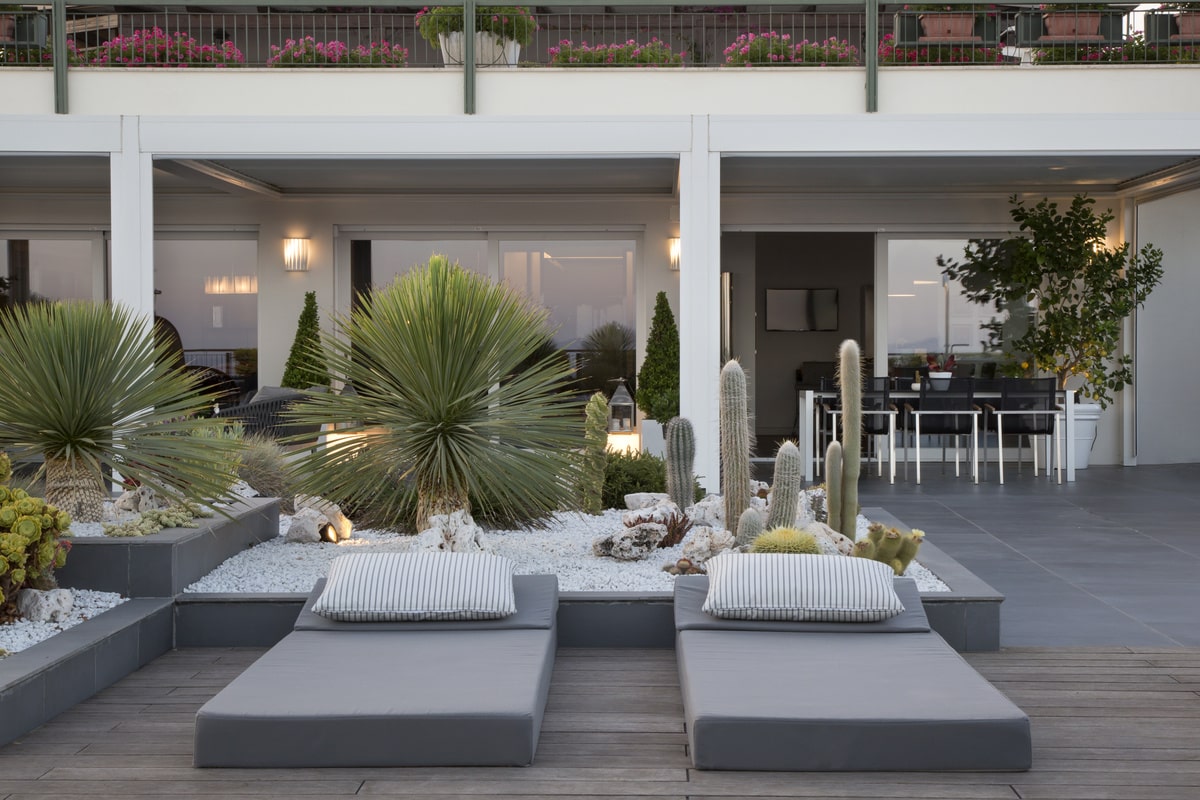 jardin sec contemporain