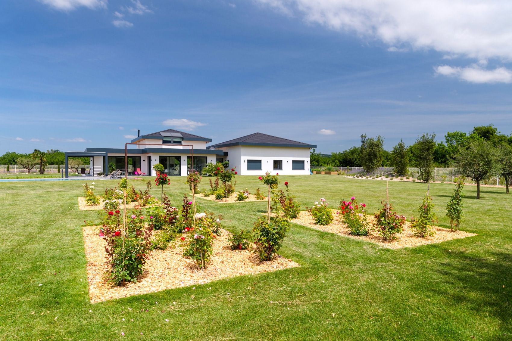 contemporain jardin mineral