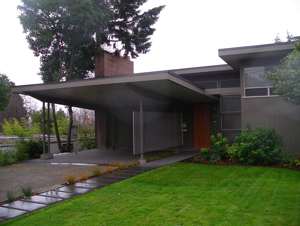 carport extérieur jardin