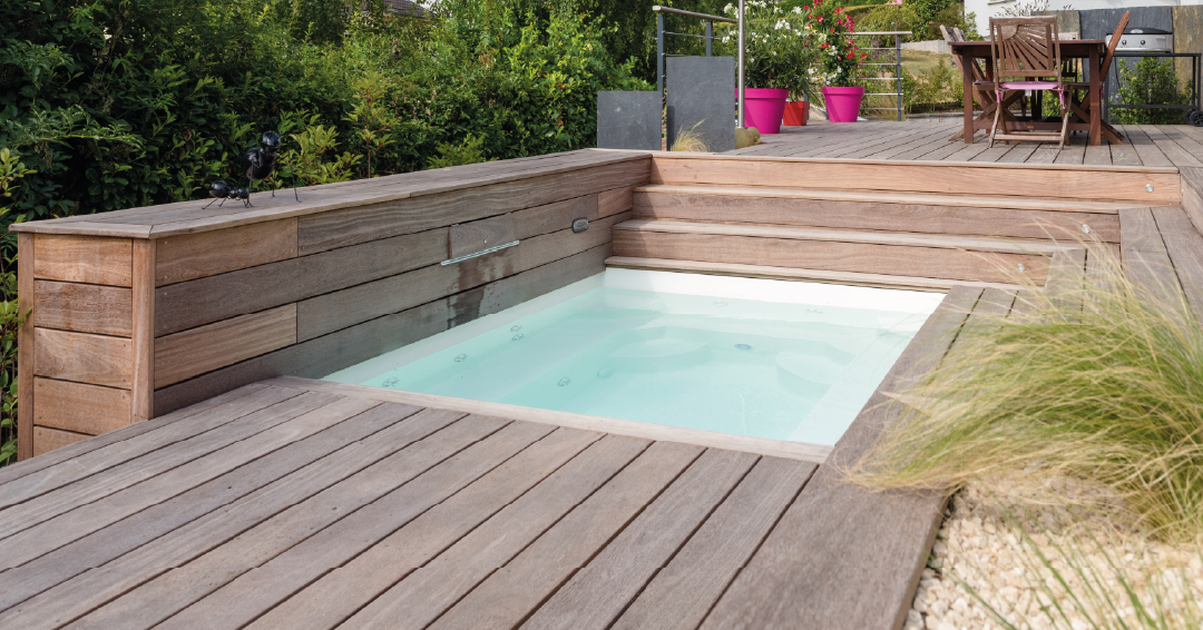 spa jardin coque polyester entretien filtration traitement eau hivernage
